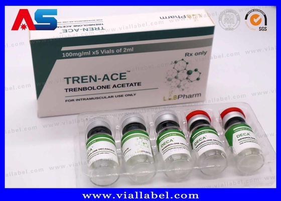 LabPharma Farmasötik Baskılı 10ml Kağıt Kutusu ve Şişe Etiketi