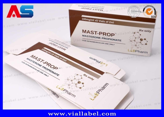 2x2ml şişe için özel peptid depolama kutusu, Premium peptid ambalaj kutusu özel baskı