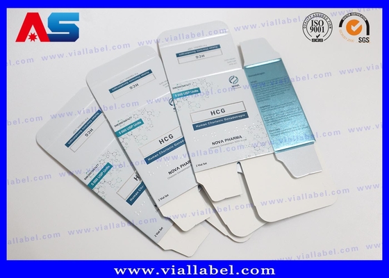 Özel lazerle kazınmış HCG şişe kutuları (57x57x25mm) PVC kabarcık ekleyiciyle. MOQ 500. Fabrika doğrudan fiyatı.
