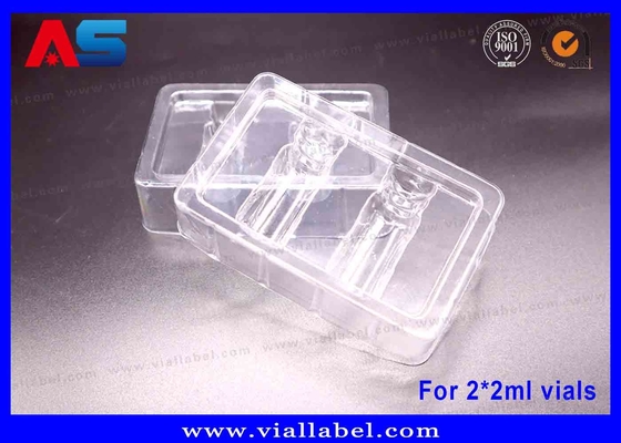 Özel lazerle kazınmış HCG şişe kutuları (57x57x25mm) PVC kabarcık ekleyiciyle. MOQ 500. Fabrika doğrudan fiyatı.
