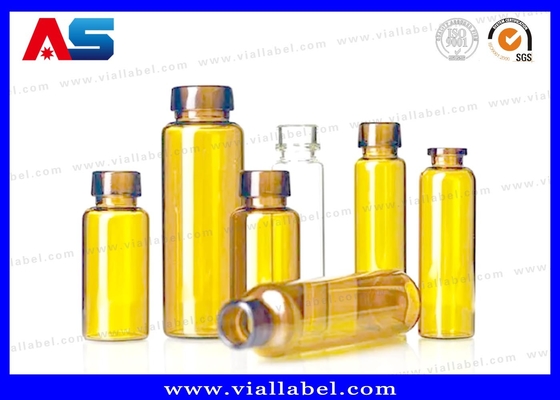 Farmasötik Peptid Paketi için küçük 3ml şişe, MOQ 300pcs