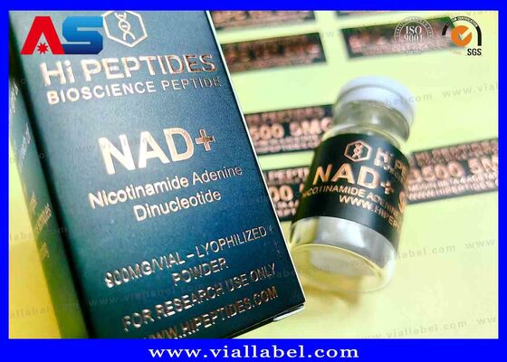 NAD+ Kağıt Kutusu 5ml Şişe Kutusu İlaç Paketleme Çözümü için Özel Baskı