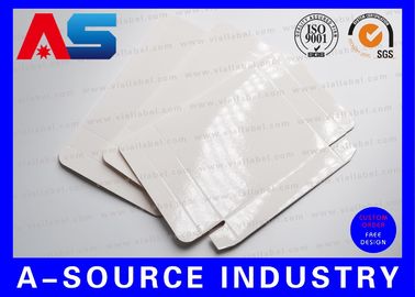 Somatropin Hcg 2ml Boş Kağıt Kutusu Parlak Beyaz Parlak Plastik Tepsiler İlaç Kutuları
