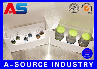 Özel Hologram Yazdırma 2ml Şişe 10 x 2ml plastik tepsisi ile Peptidler BPC Depolama Kutuları
