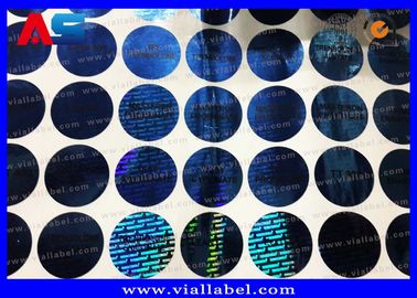 Holografik çıkartma baskı, Kimyasal kutu için özel Holografik çıkartmalar sahtelik karşıtı çıkartmalar