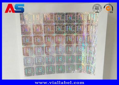 Matrix Lazer Özel Holografik Etiketler Vinyl Hologram boşluk şişe depolama kutusu 3d lazer hologramı