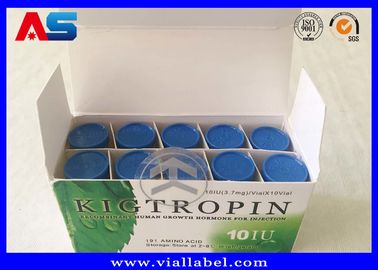 300g Kağıt Şişe Kutu Paketi 2ml Peptidler İçin Cam Şişe Farmasötik Paket Kutusu
