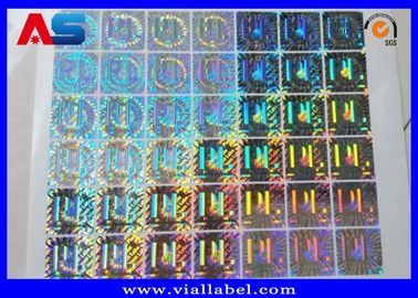 Özel Holografik çıkartmalar, Sahte Karşı 3D Hologram çıkartmaları Boşluk çıkartması