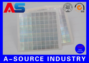 Sahte Güvenlik Hologram Etiketleri 10 ml şişe Etiket Kutuları için 3D hologram etiketi