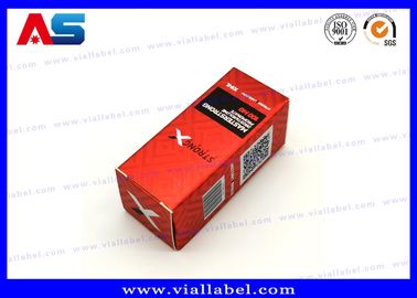Yağlar İçin Kırmızı 10ml Şişe Kutuları Şişe Peptid Paketleme Boyutu 3*3*6CM 10ml şişe etiketleri