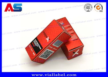 Yağlar İçin Kırmızı 10ml Şişe Kutuları Şişe Peptid Paketleme Boyutu 3*3*6CM 10ml şişe etiketleri