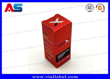 Yağlar İçin Kırmızı 10ml Şişe Kutuları Şişe Peptid Paketleme Boyutu 3*3*6CM 10ml şişe etiketleri