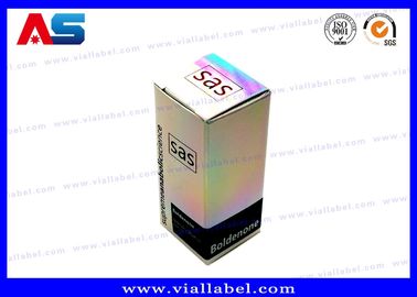 Şişeler için kutular Holografik Küçük 10 ml şişe kutuları / Ekolojik dostu ilaç ambalaj kutuları