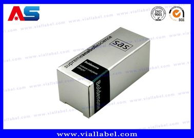 Anabolik Bilim 10ml Flakon Kutuları / Peptid İlaç Paketleme Kutusu Cam Flakonlar için özel basılı kutular