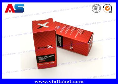 10ml Kare Kağıt Kutuları / PCT Veya Kilo Kaybı İçin Tıbbi Enjekte Edilen Flakon Kutu Ambalajı