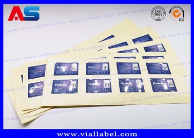 Altın / Gümüş Folyo Etiketler 5ml Peptid Şişesi Etiketleri Mat Laminasyon Şişe Etiket Yapımcısı İlaç için