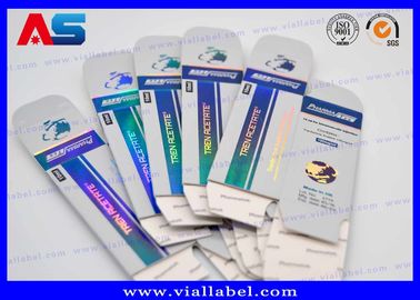 Kozmetik 20 ml şişe Kutusu Gümüş 10 ml şişe için hologram baskı kutuları