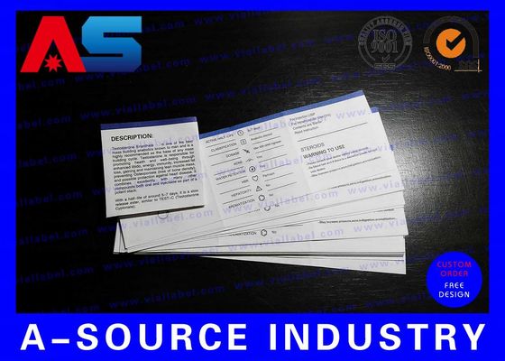 Peptit Vücut Geliştirme Yağı İçin İlaç Kağıdı Broşür Baskısı Talimat broşürü baskısı