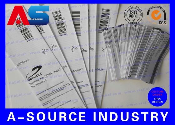 CMYK Medication Flypaper Açıklama Kağıt Özel Broşür Baskı 135mm Genişlik 45mm Uzunluk