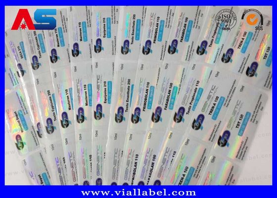 Lazer Hologram Peptide Şişe Etiketleri