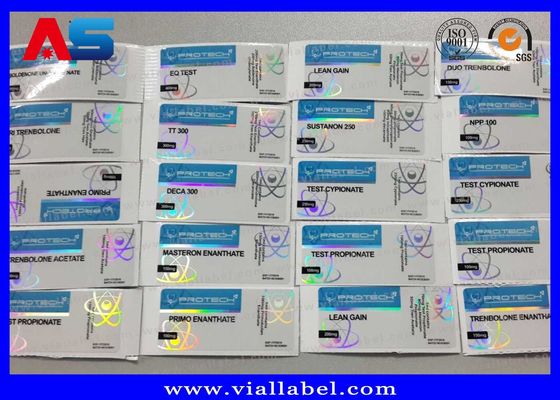 Siyah, İlaç Ambalajı için 10ml Sticker ve Etiket Baskı özelleştirme