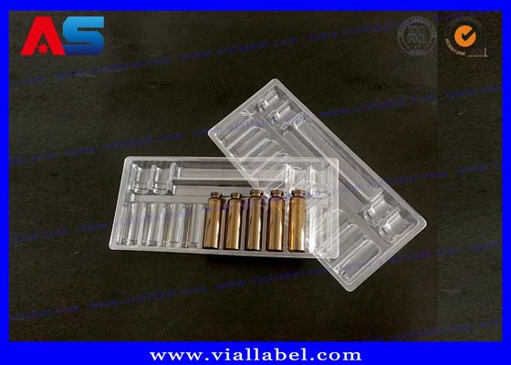 Peptide Cam Şişeler İçin İlaç Plastik Blister Ambalaj 3 adet 2 mL Flakon / 10 adet 2ml + 10ml