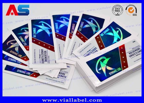 Çıkarılabilir ilaç şişe 10ml flakon Hologram baskı etiket