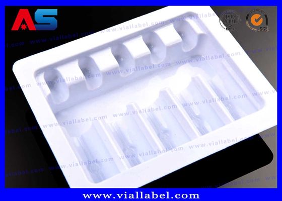 Beyaz PET 5 2ml Ampules Blister Tabak Paketleme Farmasötik Blister Paketleme