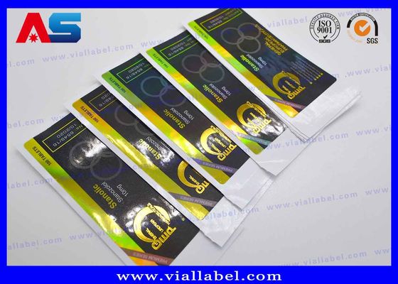 Yüksek Kaliteli Paketli Damla Şişeleri İçin Peptid Özel Etiket