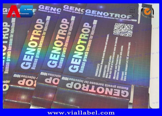 Özel Hologram Yazdırma 2ml Şişe 10 x 2ml plastik tepsisi ile Peptidler BPC Depolama Kutuları