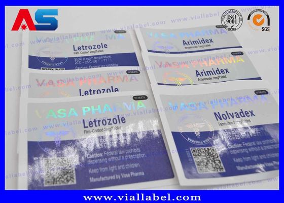 Özel şişe etiketleri cam 10ml şişe etiketleri, şişeler için özel holografik etiketler