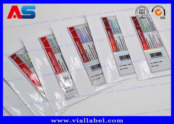 Özel 10ml Flakon Hologram Etiketler