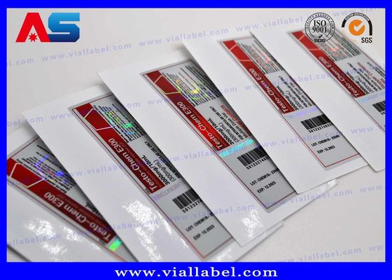 Holografik Panton Rengi 10ml Peptid Şişesi Etiketleri ve Kutuları 10ml çim şişe etiketleri