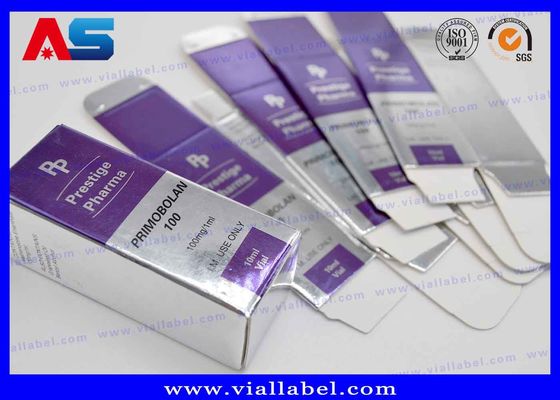Farmasötikler İçin 10 ml Şişe Kutuları Şeffaflık için 10 ml Şişe Kutuları Beden geliştirme