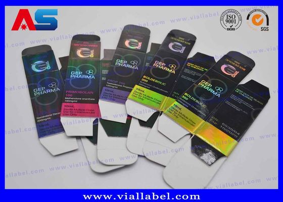 Anabolik Peptideler İçin Farmasötik Şişe Etiketleri ve Kutuları Özel Ücretsiz Tasarım