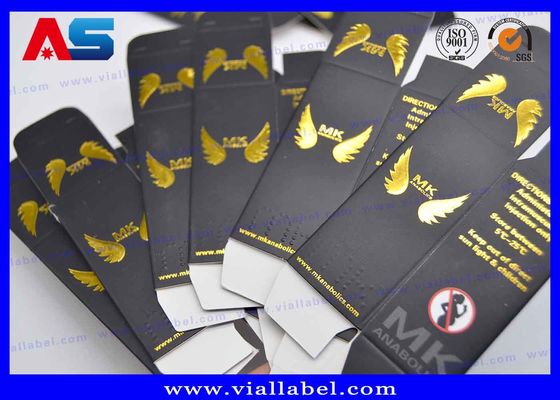 Altın Folyo Baskı Farmasötik Paketleme Kutusu SGS 15 ml şişe mat için