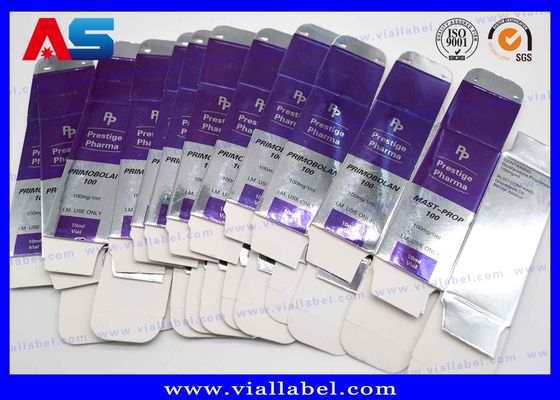 Bodybuilding / Test Enanthate Özel Paketleme Kutuları Free Design 10ml şişe etiketleri ile baskı