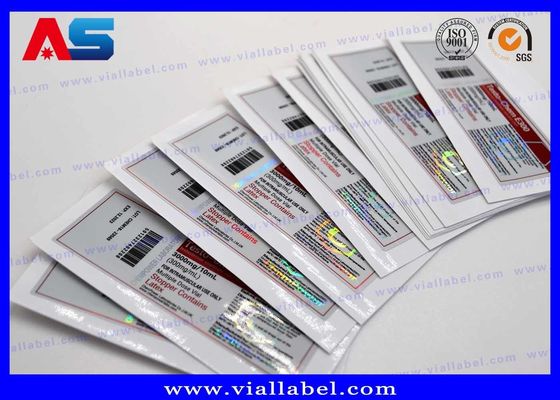 Parlak Kaplama Propiyonat Peptid Şişe Etiketleri ve Kutuları