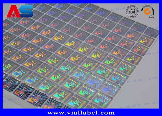 Dönüştürme kanıtı QR kodu Seri numarası 3 boyutlu holografik çıkartmalar hologram güvenlik çıkartması
