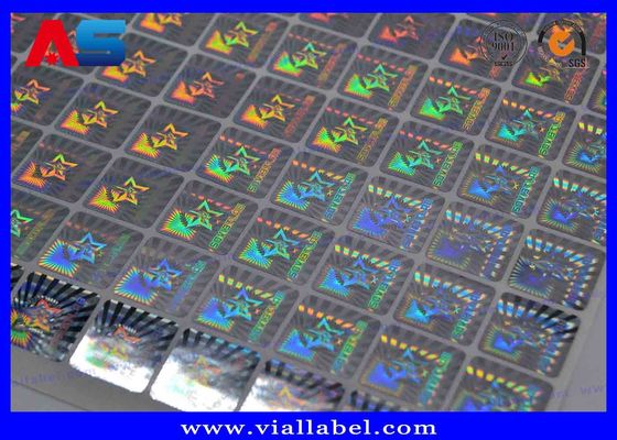 Dönüştürme kanıtı QR kodu Seri numarası 3 boyutlu holografik çıkartmalar hologram güvenlik çıkartması