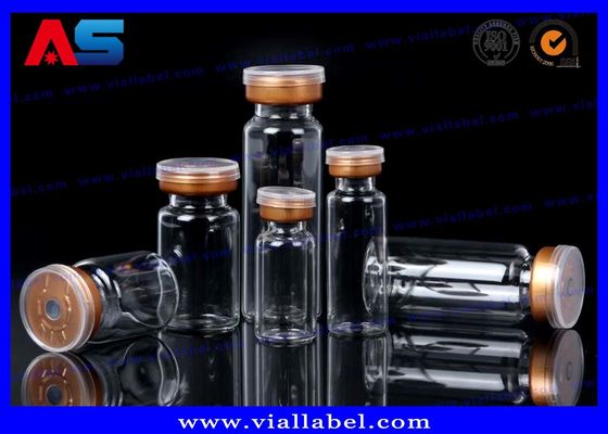 Laboratuvar Reagent Şişesi Kapaklı 3ml Cam Şişe 100pcs / parti şişe şişe