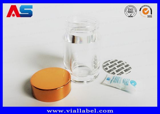 50ml Plastik Şişeler Tabletler için Farmasötik büyük hap şişesi şeffaf plastik hap şişeleri