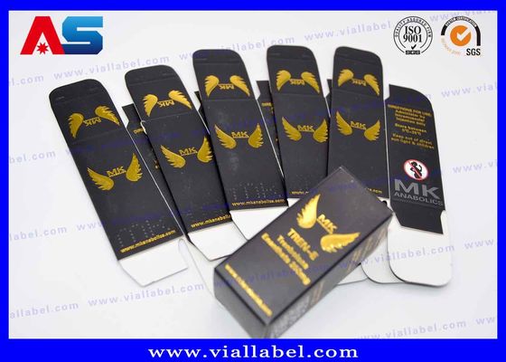 Sahte Anti Baskı Peptid Paket 2 ml Şişe Kutuları Enanthate yağı şişe kutuları