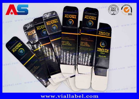 Sahte Anti Baskı Peptid Paket 2 ml Şişe Kutuları Enanthate yağı şişe kutuları