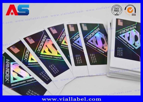 Özel şişe etiketleri cam 10ml şişe etiketleri, şişeler için özel holografik etiketler