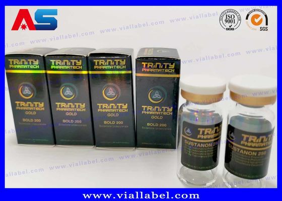 Cam İlaç Şişeleri İçin CMYK Baskı 10ml Özel Flakon Etiketleri