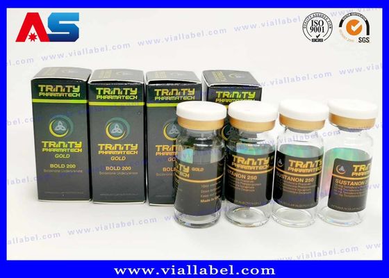 Cam İlaç Şişeleri İçin CMYK Baskı 10ml Özel Flakon Etiketleri
