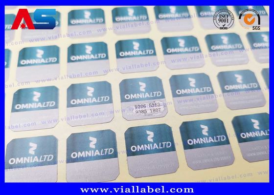 Özel Tasarım Sahte Karşıt Hologram Güvenlik çıkartması geçersiz 3 boyutlu hologram çıkartması