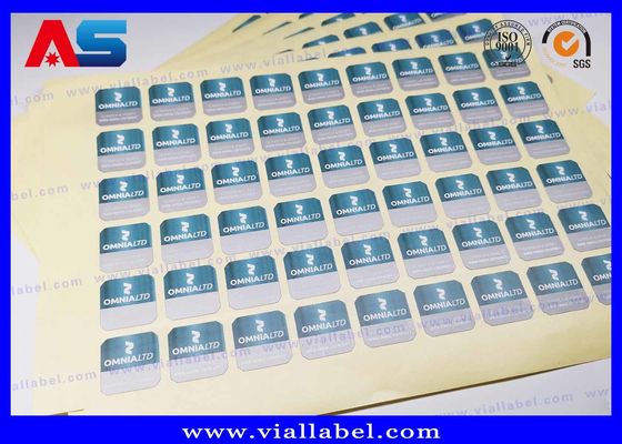 Yapıştırıcı Kazınabilir Holografik Mühür Etiket Özel Tasarım