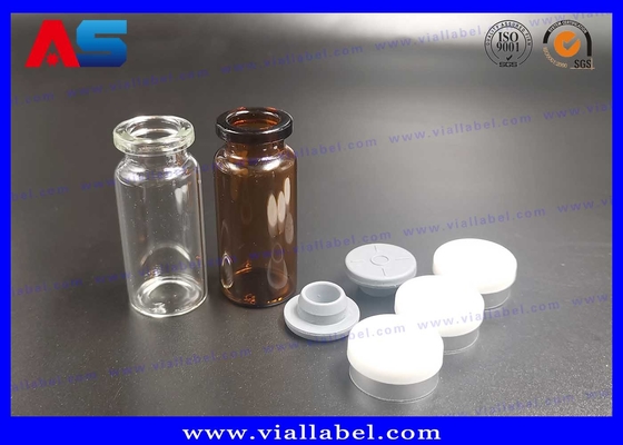 10ml Cam Şişeler ve Kapaklar 20mm Özel Logo Oyulmuş